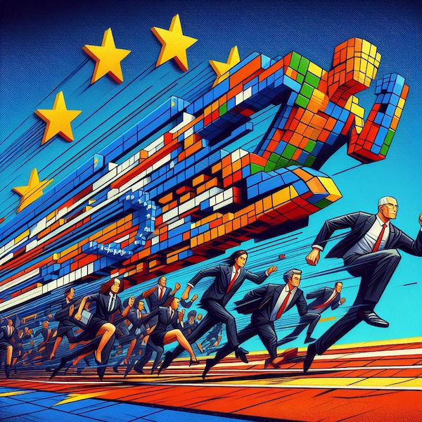 E.U. reaches deal on landmark AI bill, racing ahead of U.S. By Bing AI.