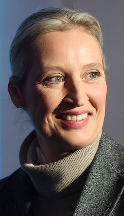 AfD candidate Alice Weidel. Photo by Sandro Halank051