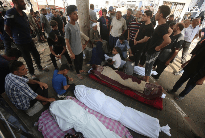   Israel committed horrific massacres in Gaza. (Photo: social media, via QNN)