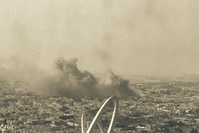 An Israeli strike targeted Hamas' political delegation in Doha, Qatar. (Photo: video grab)
