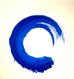 blue peace sign 150x161